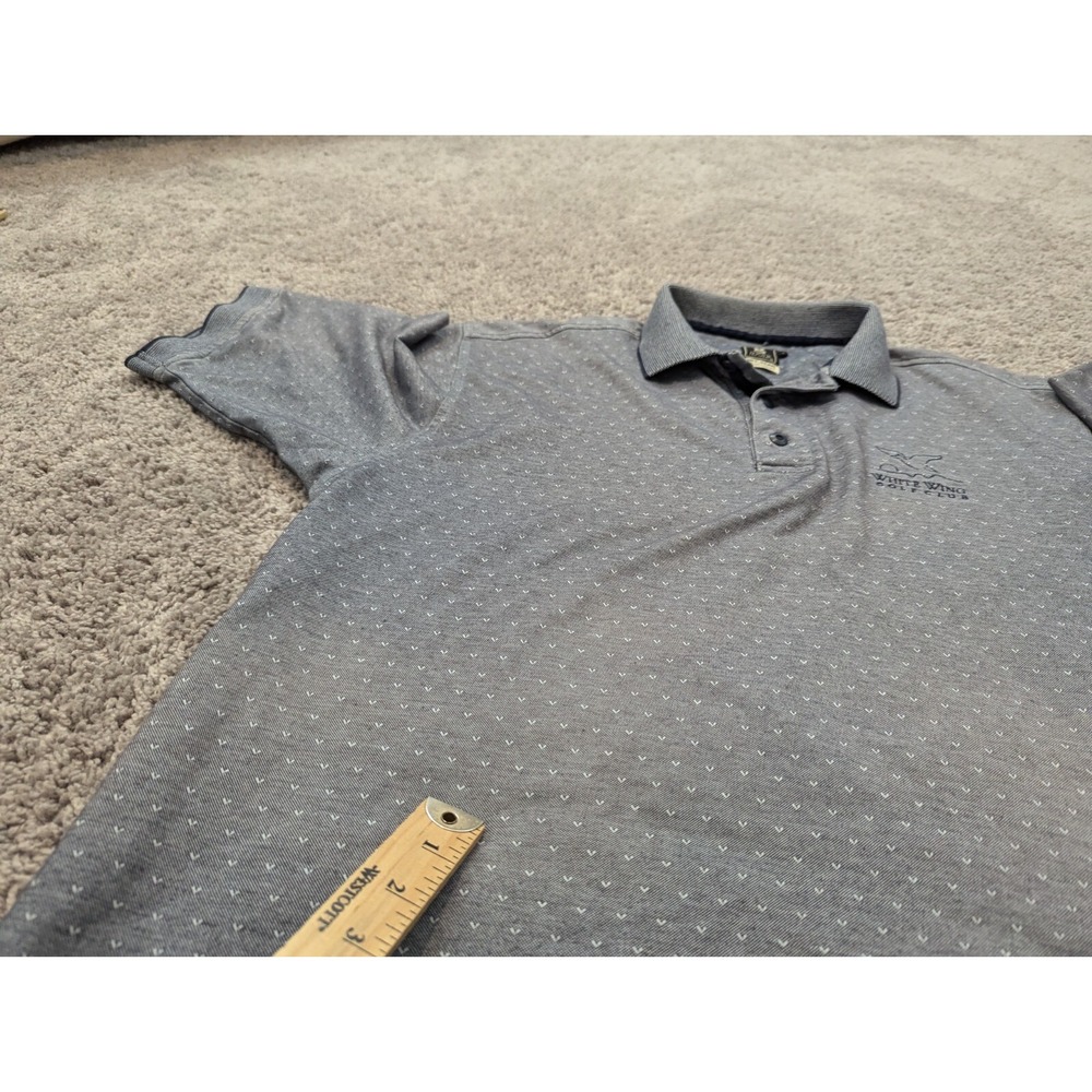 Vintage Gear For Sports Polo Shirt Mens Large Gray Moisture Wicking Golf - Picture 10 of 12